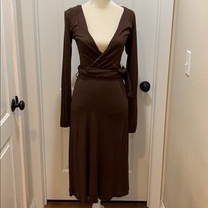 Ezekiel faux wrap dress